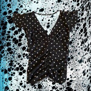 No Boundaries Polka Dot Top